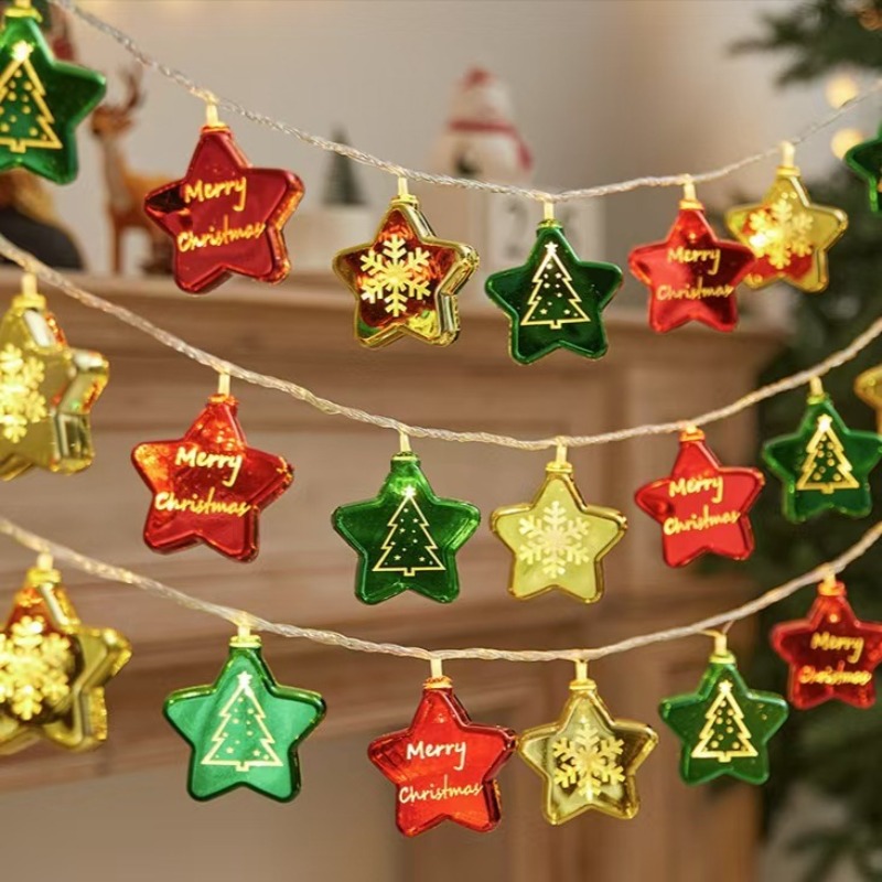 Led Fairy String Lights - 1.5M Christmas Ball Star LED String