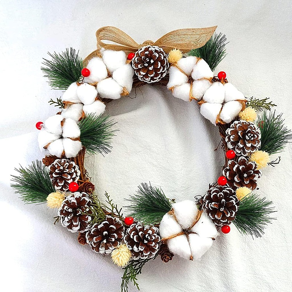 10-100pcs Artificial Green Pin - Christmas Wreath Fake review and price