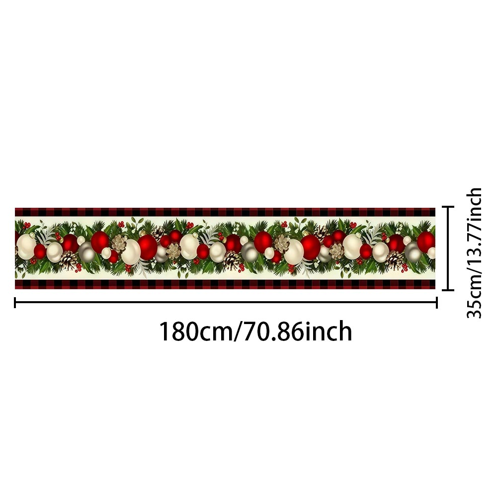 Christmas Table Runner Red Bla - Christmas Throw Blanket review and price