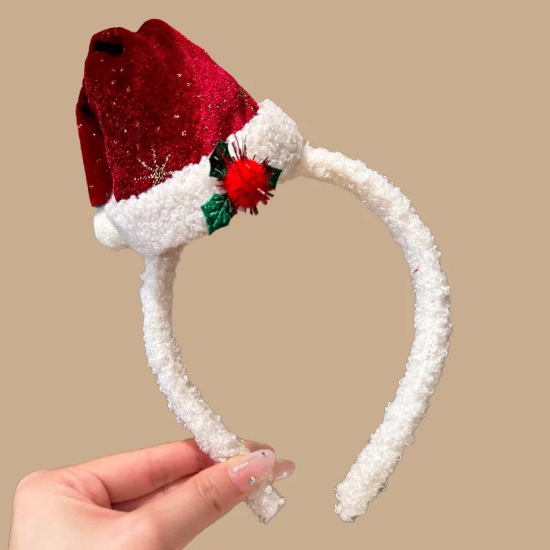 Christmas Headband Plush Santa - Santa Hat Plush review and price